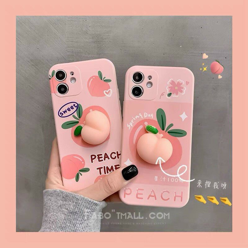 Ốp lưng OPPO mông tim cún cưng hình nổi , kiểu dáng cute độc lạ | BigBuy360 - bigbuy360.vn