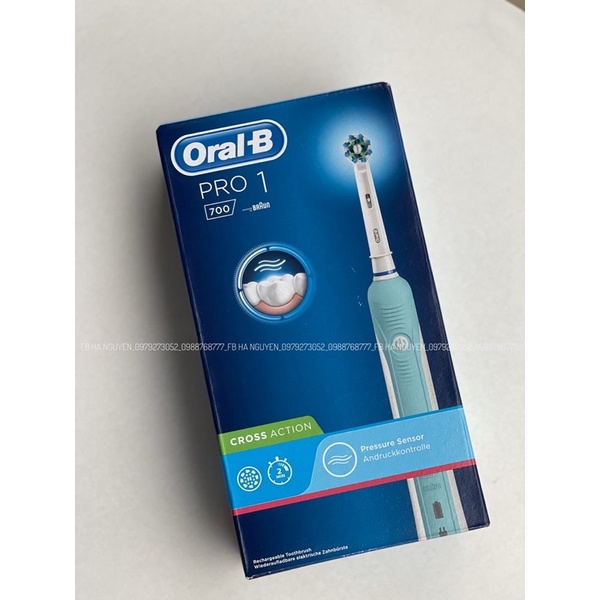 BÀN CHẢI ĐÁNH RĂNG ĐIỆN ORAL B PRO 1 700