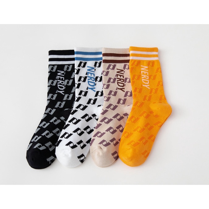 Vớ Tất NERDY cao cổ Nam Nữ phong cách thể thao, trẻ trung, năng động.