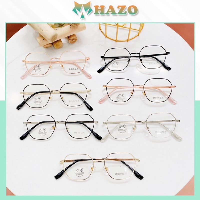Mắt Kính Gọng Cận Cao Cấp Form Vuông 642 72616 Lyly Phong Cách Ulzzang Siêu Xinh - Hazo