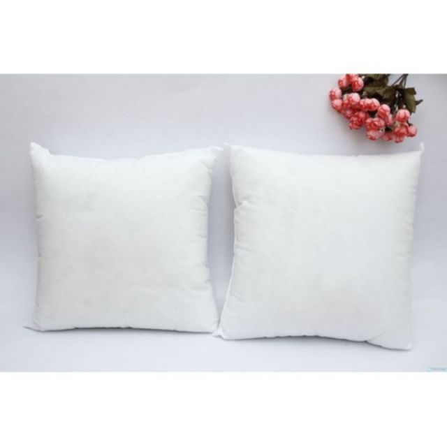 Ruột Gối Vuông Tựa Lưng Trang Trí 100% bông tinh khiết (45cm x 45cm) hàng đẹp