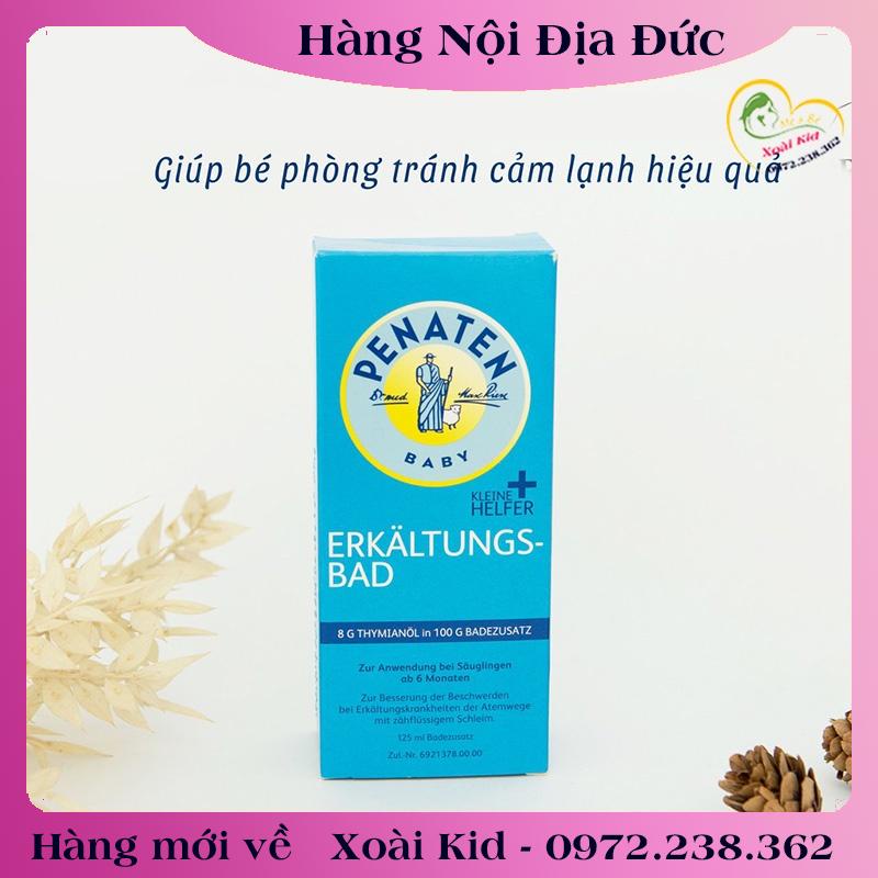 [auth] Tinh dầu tắm chống cảm Penaten 125ml - Đức [Hàng nội địa Đức, Đủ Bill] [Hot]