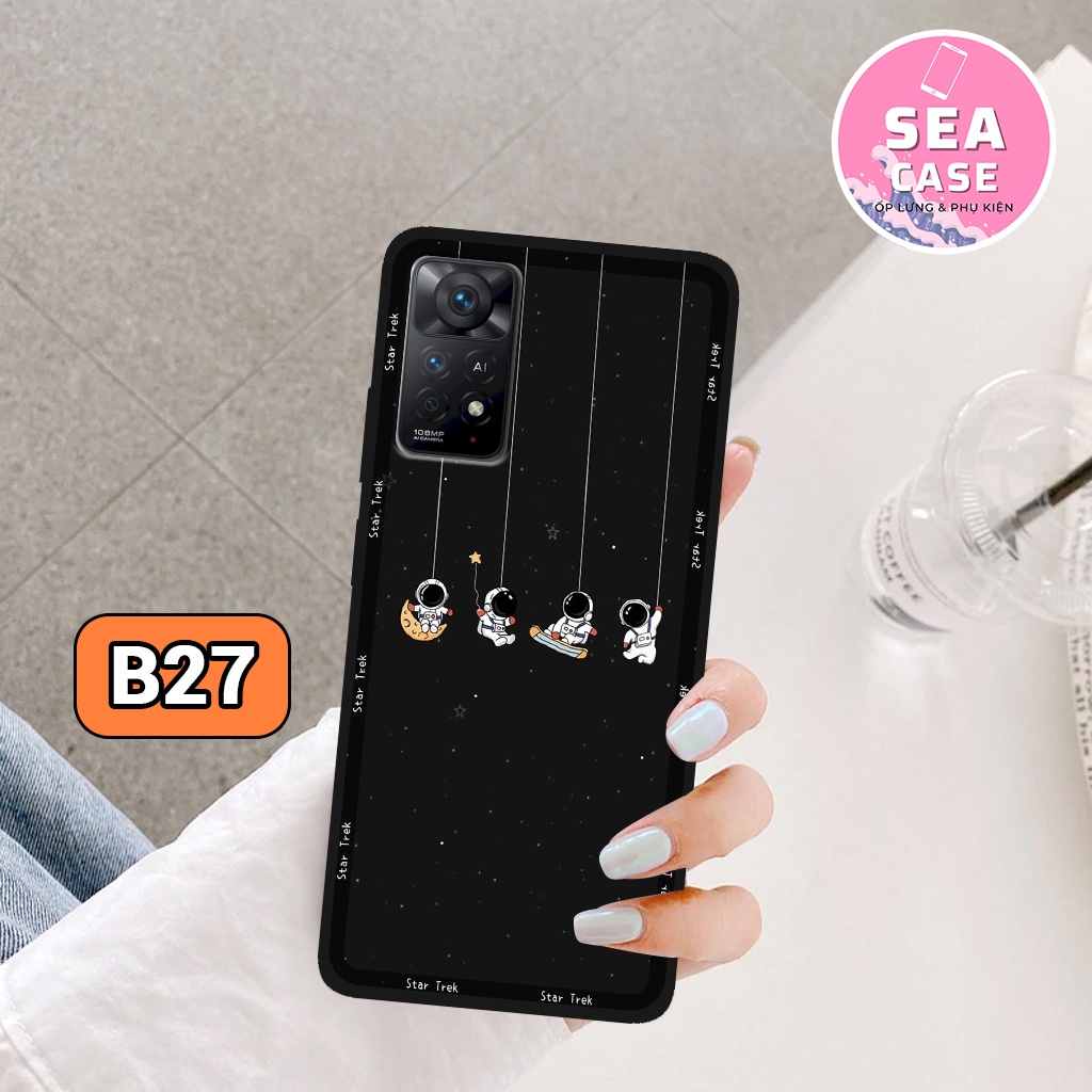Ốp lưng XIAOMI REDMI NOTE 11/ REDMI NOTE 11S hình vũ trụ,hoạt hình,phi hành gia – ốp nhựa chống trầy,chống va đập
