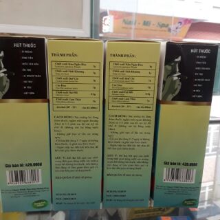 SÚC MIỆNG CAI THUỐC LÁ QUIT SMOKING
