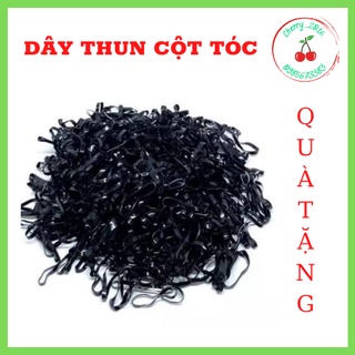 Thun cột tóc màu đen hoặc màu
