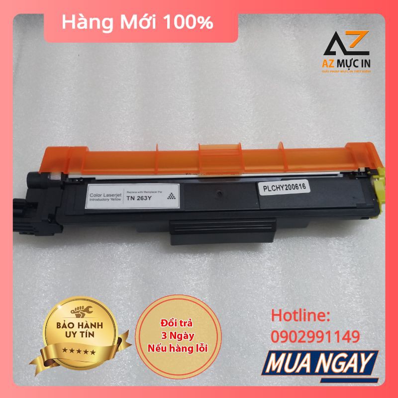 Hộp mực máy in Brother HL 3230CDN, 3270CDW, DCP 3551CDW, MFC-3770CDW, 3750CDW | Mực TN263 BK/C/Y/M hàng nhập khẩu giá rẻ