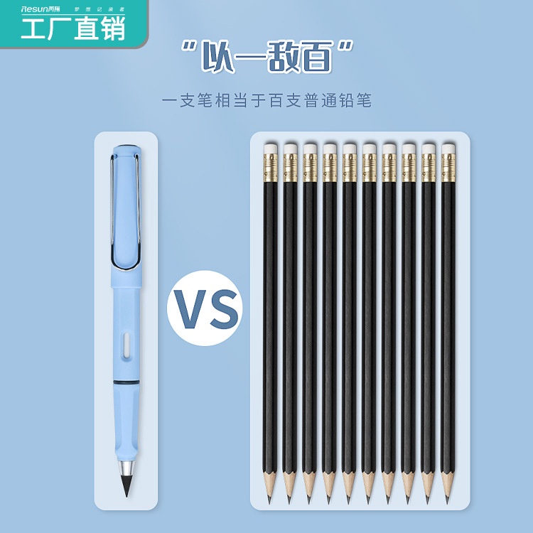 Bút chì không cần chuốt Bút chì vĩnh cửu siêu bền siêu đẹp kèm tẩy bút chì không cần gọt Creamy màu pastel