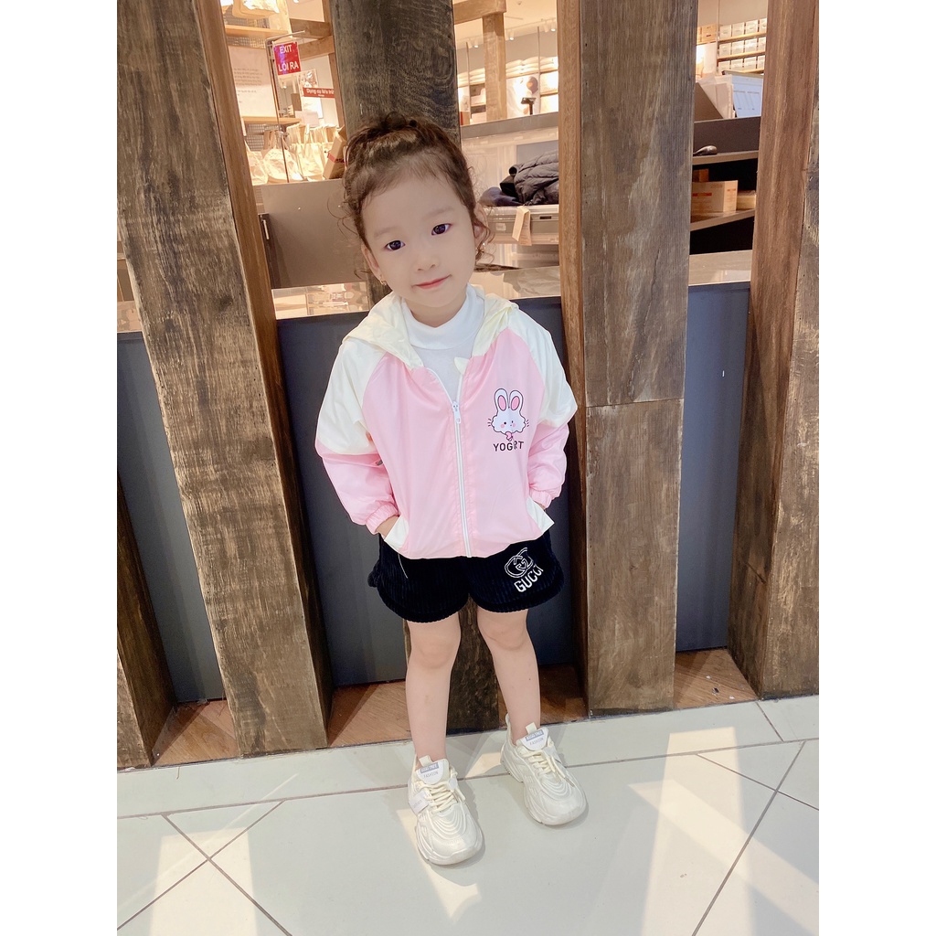 [Ảnh thật] Áo khoác gió 2 lớp cho bé trai bé gái siêu đáng yêu (10-22kg)