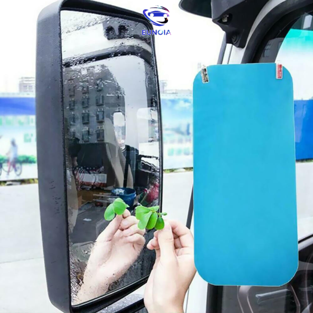 Set 2 miếng dán chống nước mưa cho gương chiếu hậu xe tải 160x350mm