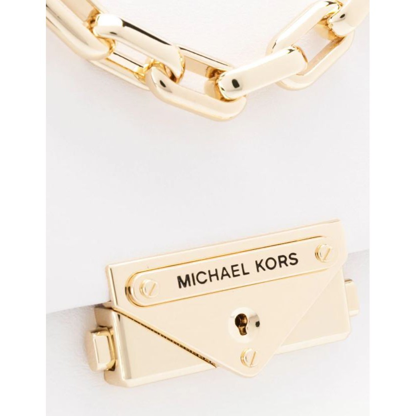 Túi xách Michael Kors hàng hiệu nữ Cece Mini Optic White Xs Chain Xbody Bag