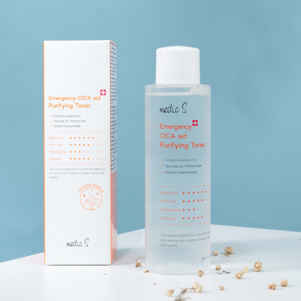 Nước hoa hồng cân bằng da, dưỡng ẩm,se khít lỗ chân lông Medic S 150ml