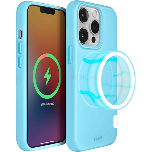 Ốp lưng chống sốc hỗ trợ sạc không dây Laut Huex Pastel iPhone 13/13 Pro/13 Pro Max - Hàng chính hãng