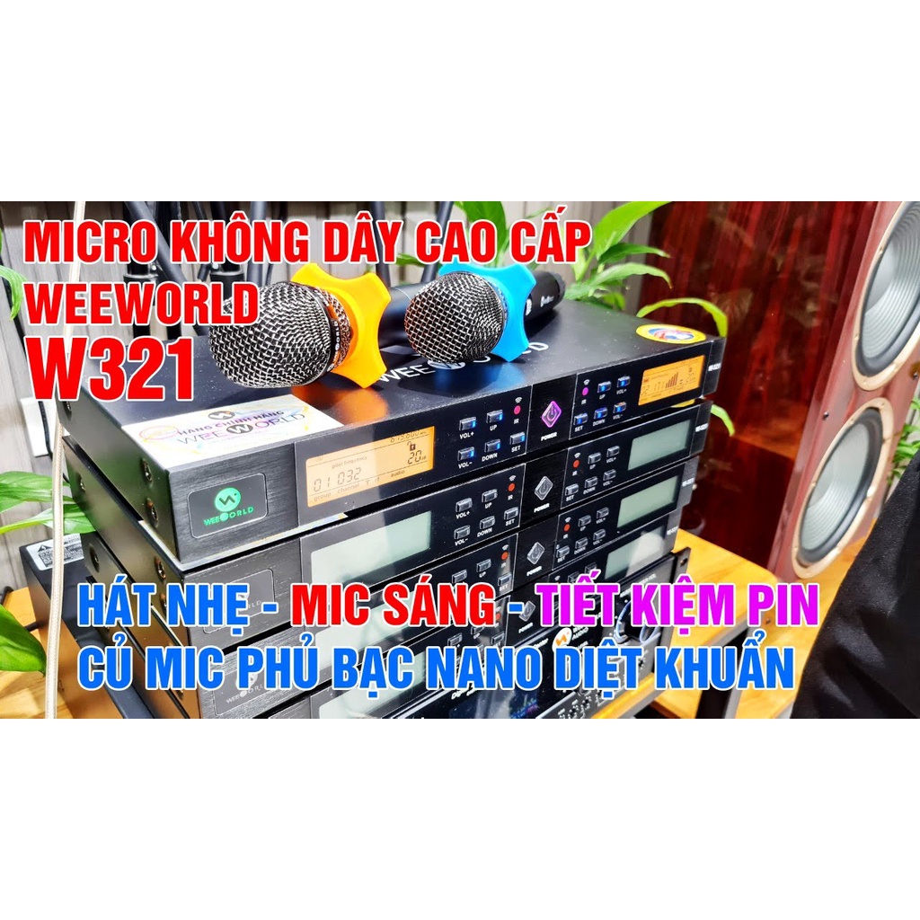 Mic không dây cao cấp Weeworld  W-321