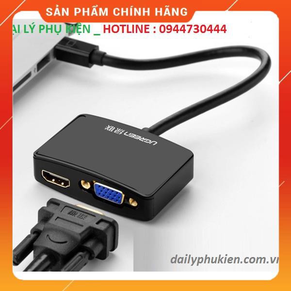 Cáp chuyển đổi Mini Displayport to HDMI và VGA Ugreen 10439 dailyphukien