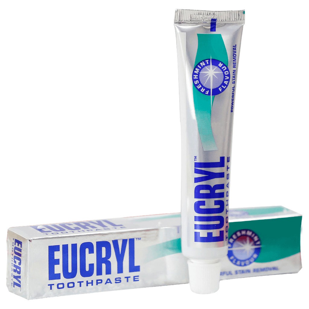 Eucryl Làm Trắng Răng - Kem Đánh Răng Tẩy Trắng Eucryl Toothpaste 62g