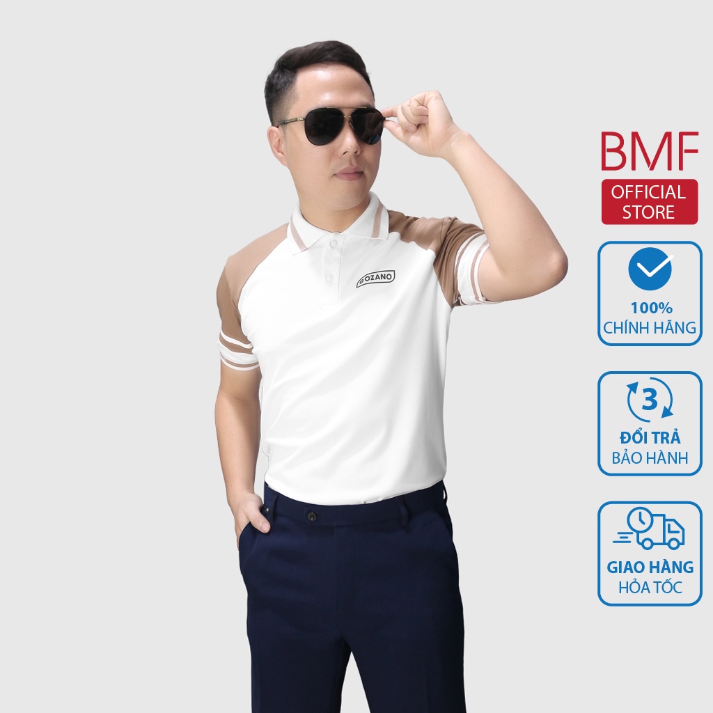 Áo Polo nam phối màu thanh lịch - Áo thun nam có cổ tay ngắn chất cotton cá sấu mềm mại, bền màu, thoáng khí