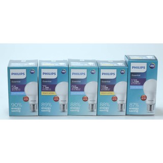 Bóng đèn led philips essential ess bulb e27 a60, bóng đèn tiết kiệm điện 5w-13w chất lượng sáng cao