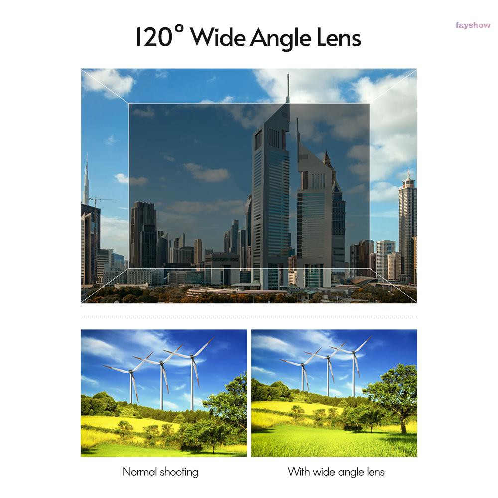 Túi Đựng Lens Máy Ảnh Điện Thoại 4 Trong 1 180 ° 120 ° Zoom 20x