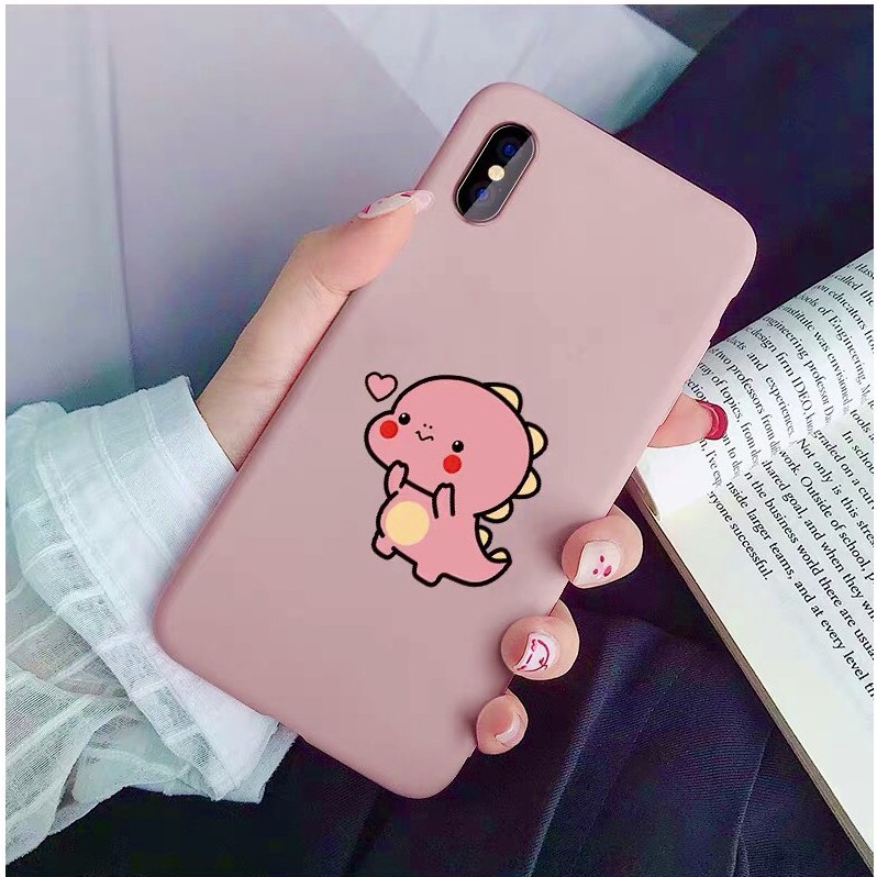 Ốp lưng iPhone 7 plus /8plus/11/11 pro/11 promax/12/12 pro max/X/Xs/Xr/Xs max/7/8/6 plus/6s plus/6/6s dẻo màu Rồng chibi