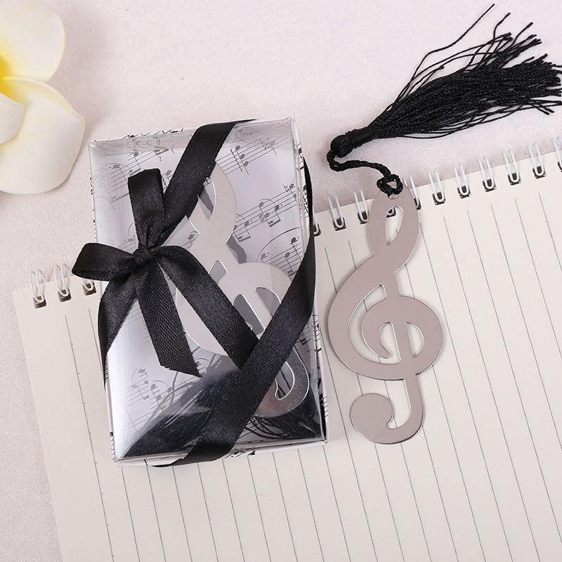 (25) Hộp bookmark kim loại mỏng nhiều hình nốt nhạc thiên thần vương miện đánh dấu sách dễ thương