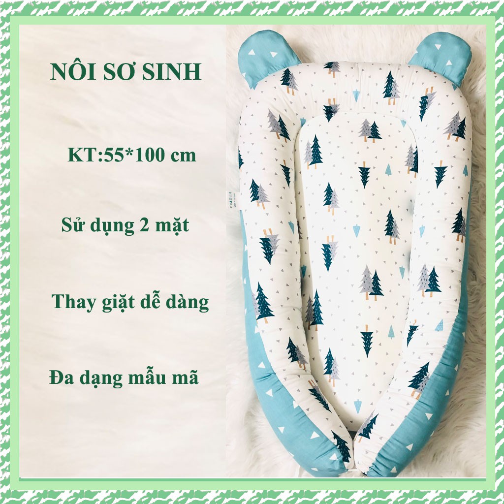 Nôi vải cho bé Nôi ngủ chung giường MONMON cho bé sơ sinh