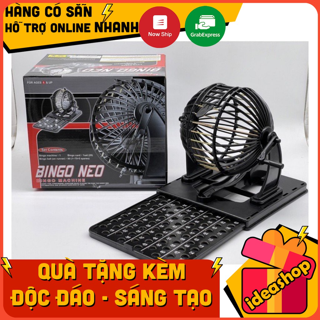 BỘ ĐỒ CHƠI BINGO LÔTÔ - 75 SỐ BINGO LOTTO GAME SET