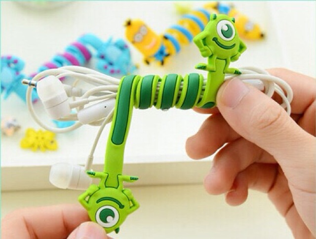 Combo 02 dây quấn sạc điện thoại/tai nghe/dây điện ngộ nghĩnh | BigBuy360 - bigbuy360.vn