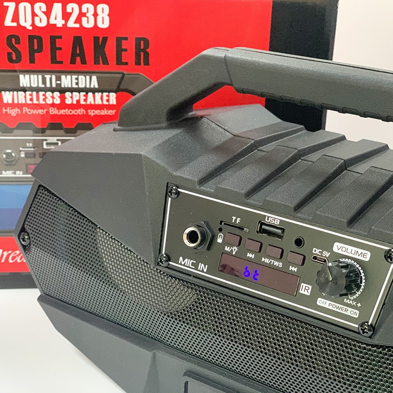 Loa Bluetooth Karaoke Singer - EZQS Kèm Mic Hát Công Suất 12w Pin 3000 mAh
