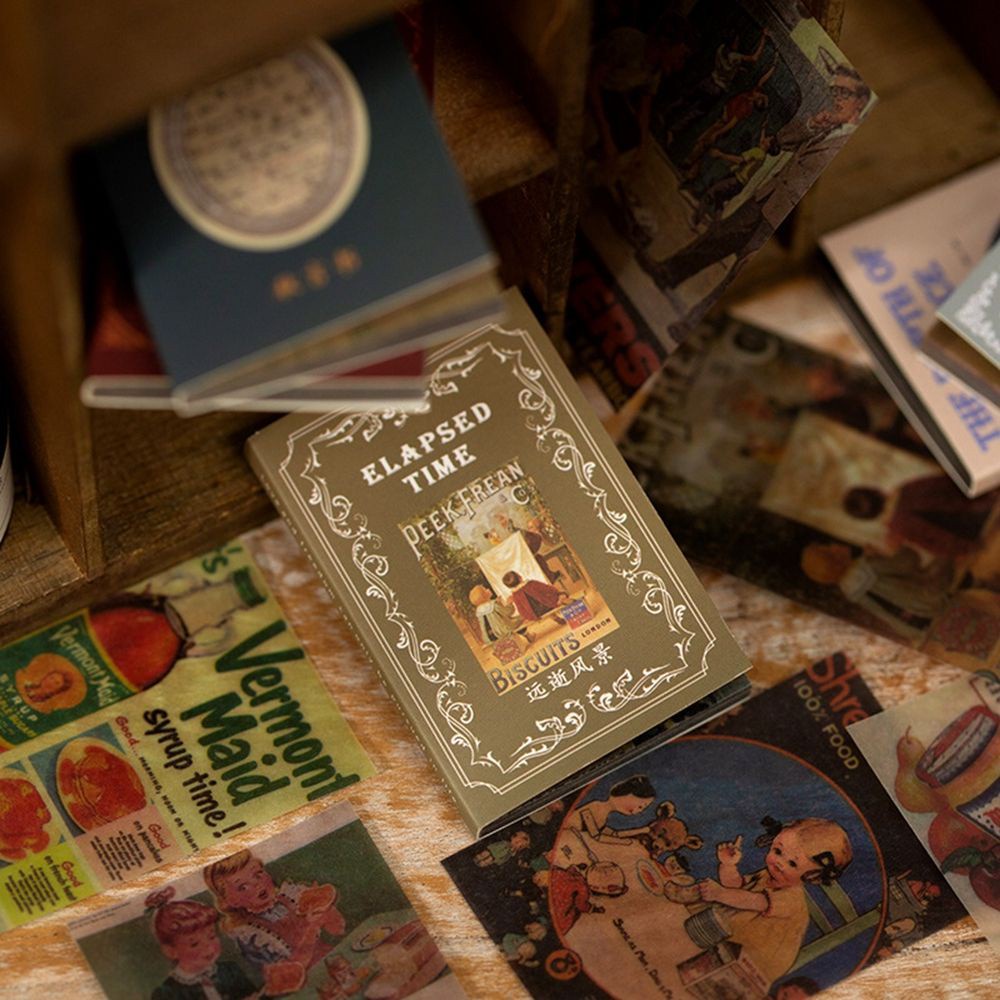 Set 50 Tấm Thẻ Giấy Dùng Để Trang Trí Sổ Lưu Niệm Diy