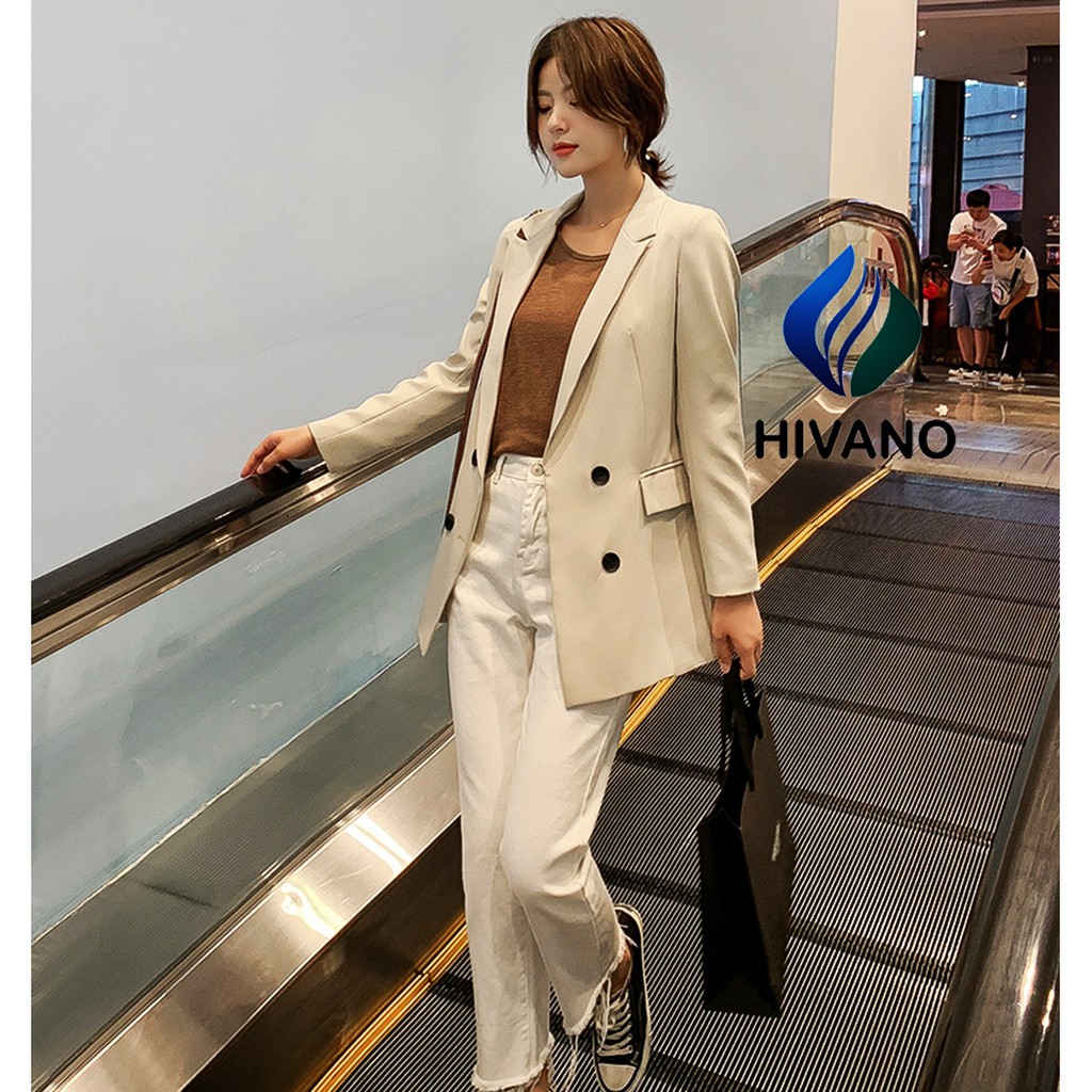 ÁO BLAZER 2 LỚP KẺ NÂU CHOCO , ÁO VEST SET ĐỒ NỮ (ảnh thật/sẵn) | BigBuy360 - bigbuy360.vn
