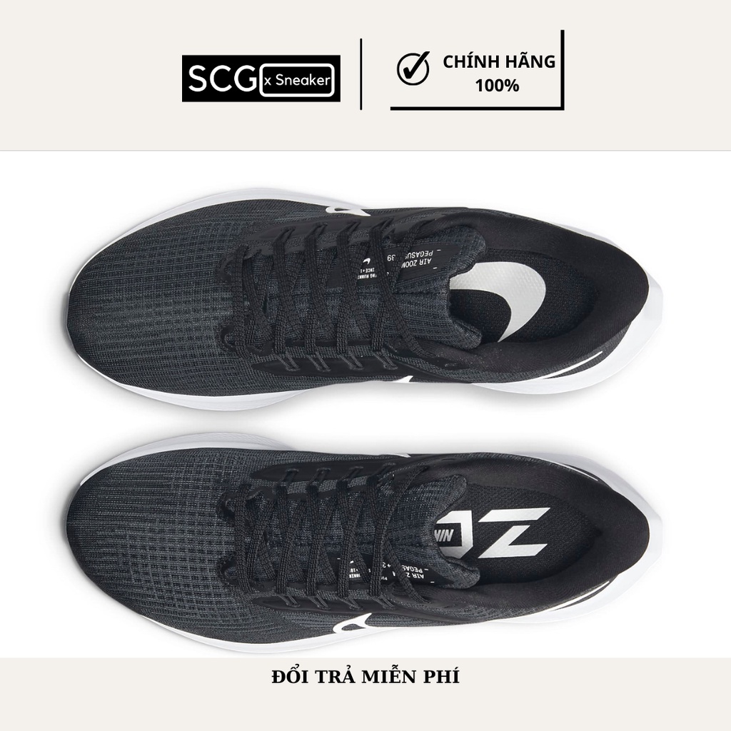 Giày thể thao nam - sneaker nam - Nike Air Zoom Pegasus 39 - màu đen trắng- DH4072-001- Hàng Chính Hãng - SCGxsneaker