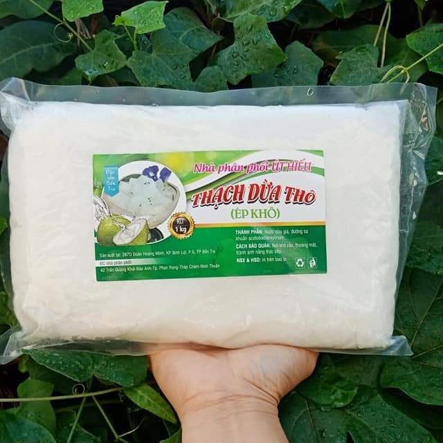 Thạch dừa thô làm chè dừa dầm 1kg
