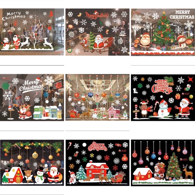 Decal trang trí Noel