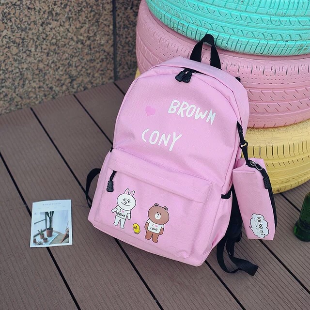 Ba Lô Hình Gấu Brown Cony Đáng Yêu Cho Bé