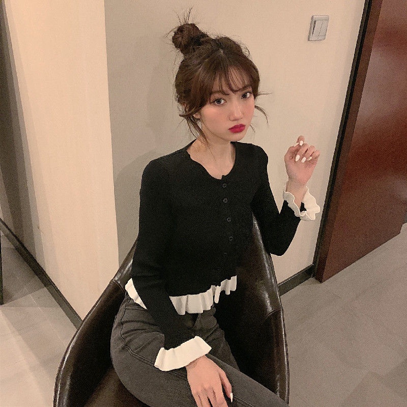 Áo thun dáng ôm ngắn phong cách hàn quốc sành điệu