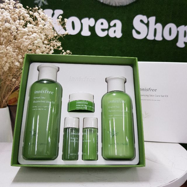 [Mẫu mới] Bộ dưỡng trà xanh Innisfree Green Tea balancing mẫu mới nhất