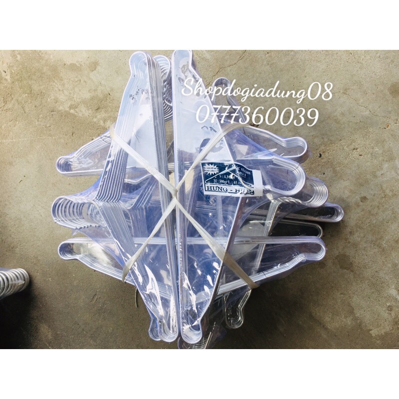 SET 10 CHIẾC MẮC ÁO NHÔM PHƠI QUẦN ÁO CAO CẤP HÀNG DÀY