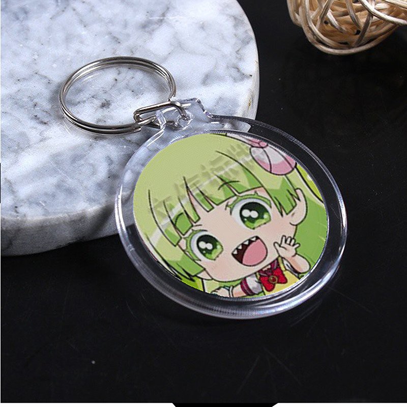 Móc khóa IN HÌNH IRUMA GIÁ ĐÁO Mairimashita! Iruma-kun anime chibi xinh xắn tiện lợi