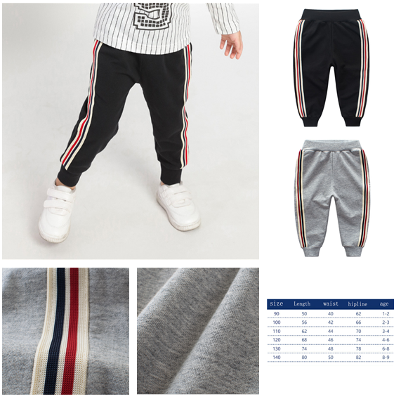 Children's Clothing Pants Sport Trousers Pants Striped Style Autumn &amp; Winter Clothes