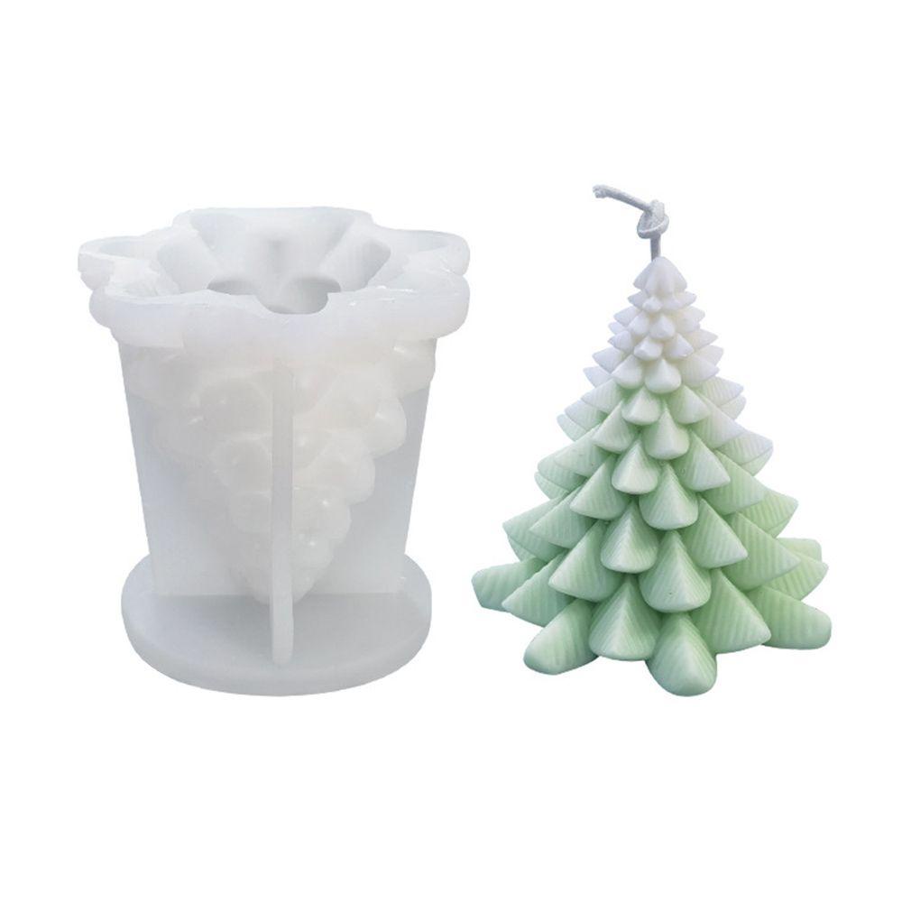 Mioshop Khuôn Silicon Làm Nến Hình Cây Thông Giáng Sinh Trang Trí Nhà Cửa Noel