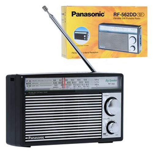 ĐÀI RADIO 3 BĂNG PANASONIC RF-562DD NEW hỗ trợ cổng cắm nguồn