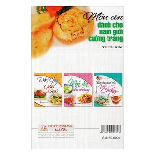 Món Ăn Dành Cho Nam Giới Cường Tráng