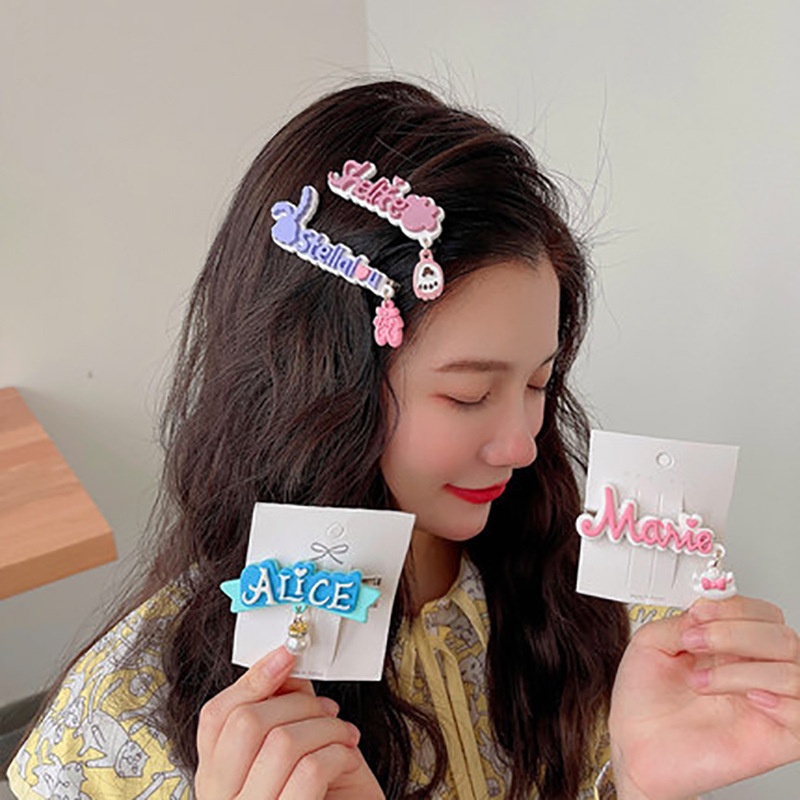 Kẹp Tóc Mỏ Vịt Họa Tiết Động Vật Hoạt Hình Đáng Yêu