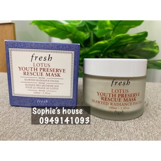 Mặt nạ Fresh Lotus Youth Preserve Rescue Mask.