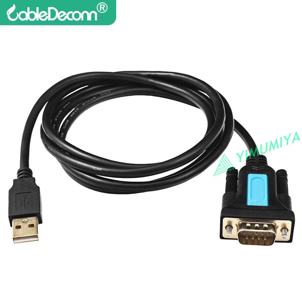 Cáp Chuyển Đổi Usb Sang Rs232 Com Laptop 9 Pin Cho Win 10 / 8 / 7 / Xp