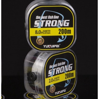 Cước Trục Câu cá cước nhật Strong  200m tàng hình siêu bền