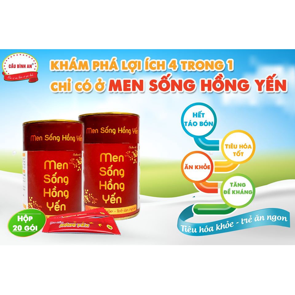MEN SỐNG HỒNG YẾN CẦU BÌNH AN MẪU MỚI