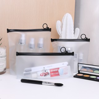 Túi đựng mỹ phẩm, đồ dùng cá nhân du lịch, chống nước, khóa zip tròn