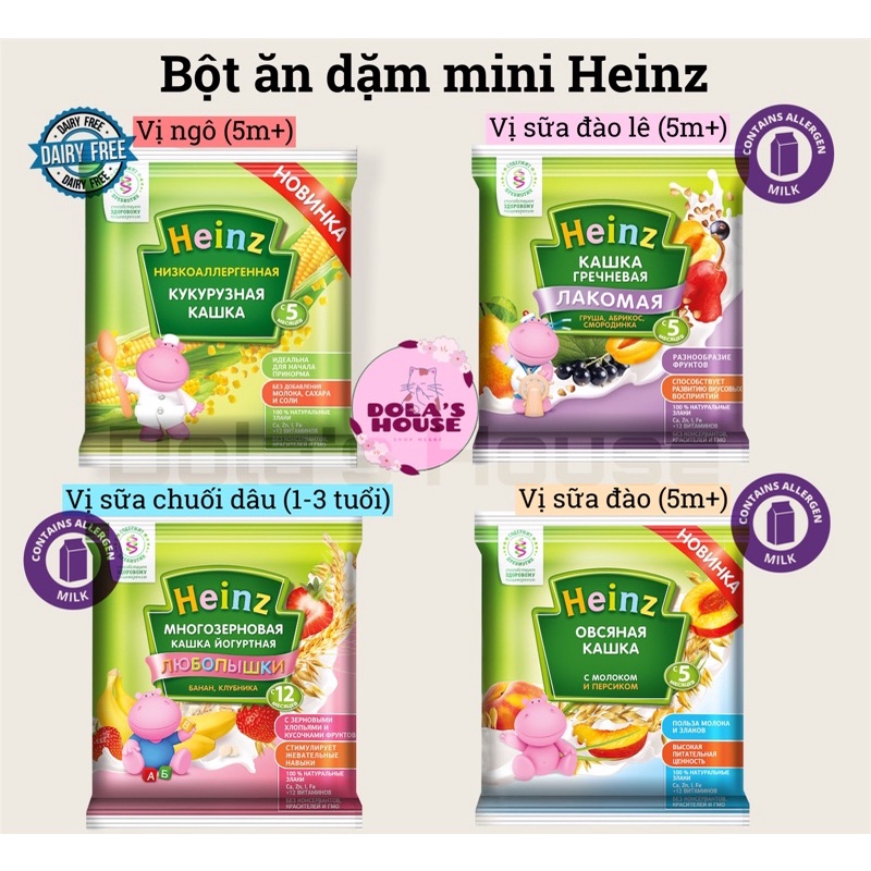 BỘT ĂN DẶM HEINZ MINI CHO BÉ TỪ 5M