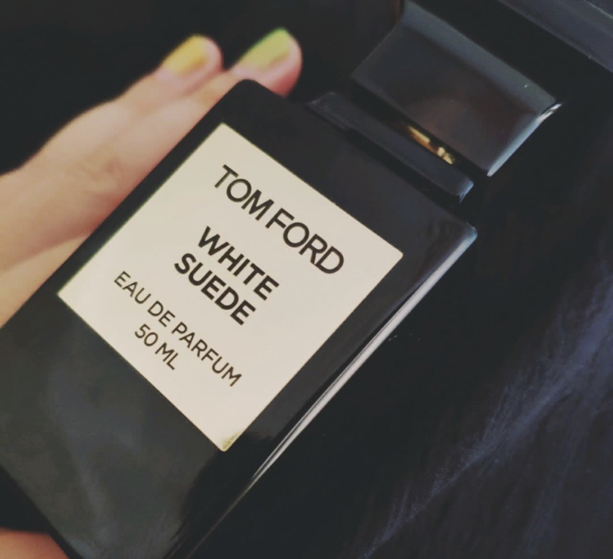 👑 L&G 💄 Tom Ford white suede nước hoa da lộn trắng EDP Tester For Lady